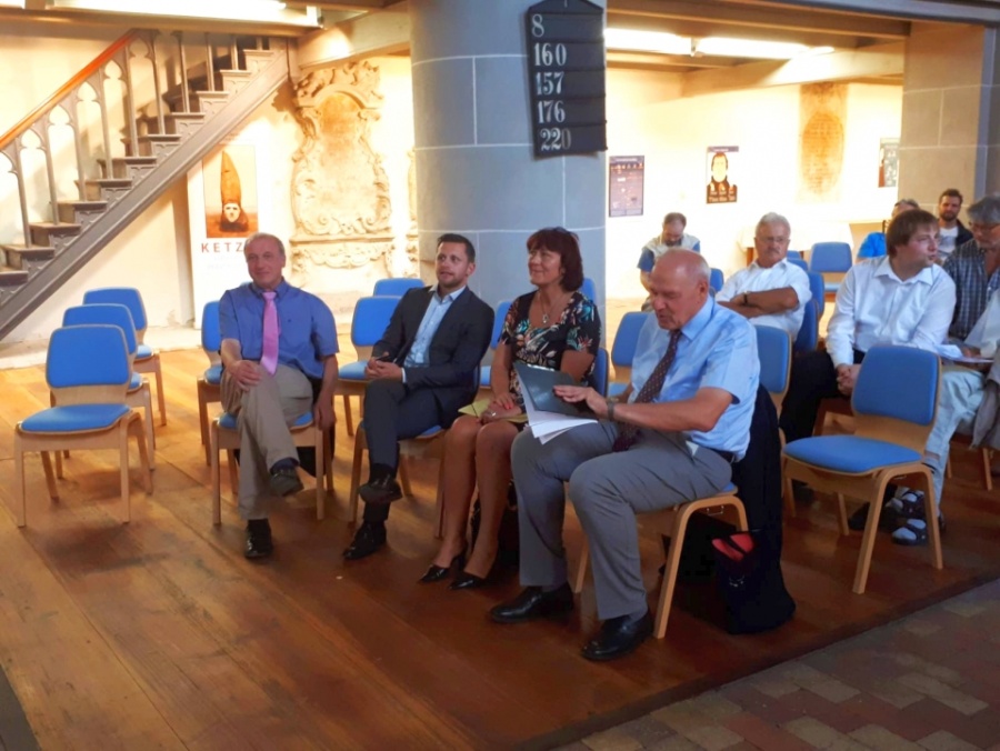 MdB Eckhard Gnodtke, MdL Chris Schulenburg, Frau Eva Feußner, Wolfgang Schürmann